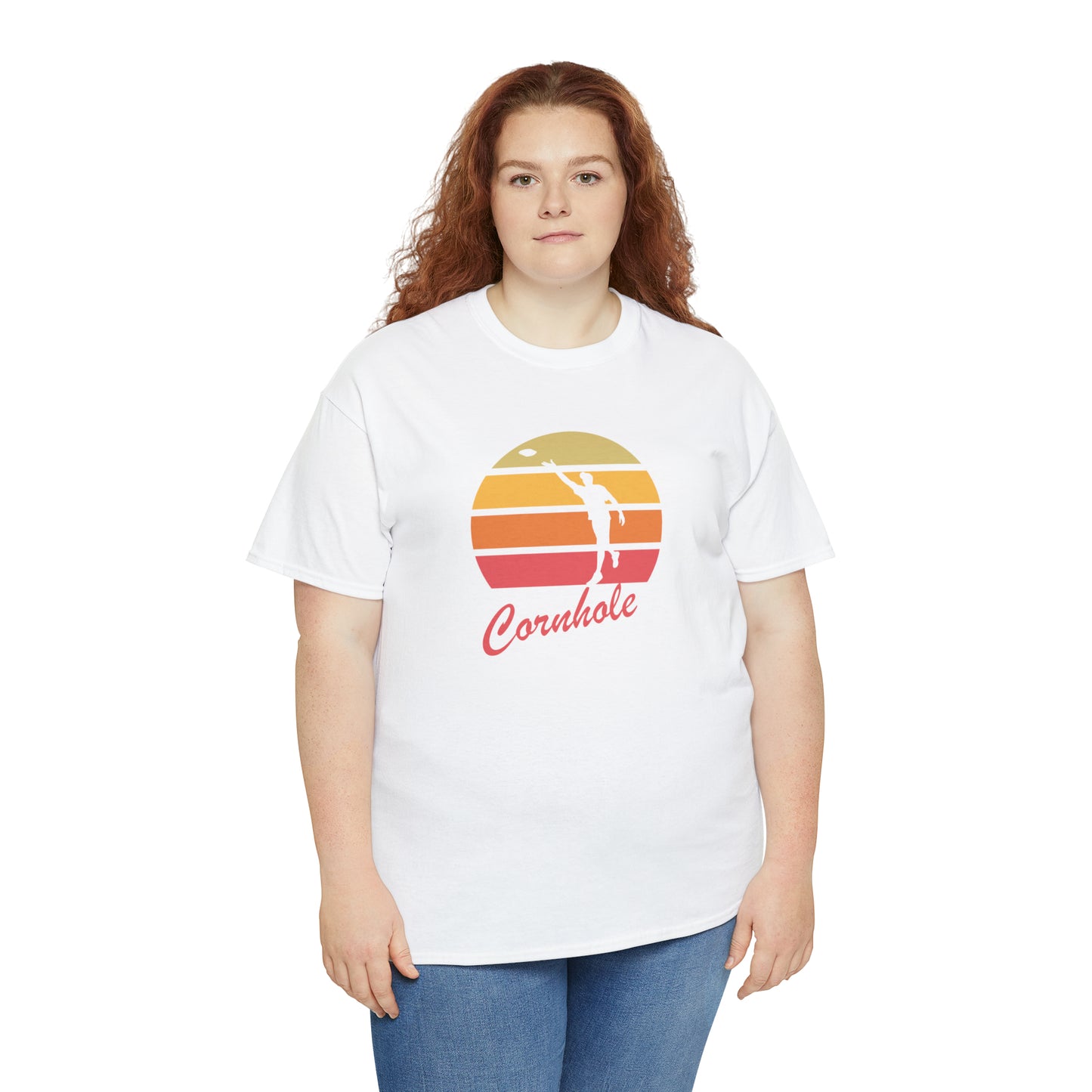 Retro Cornhole T-Shirt - Unisex, Heavy Cotton, Vintage Aesthetic