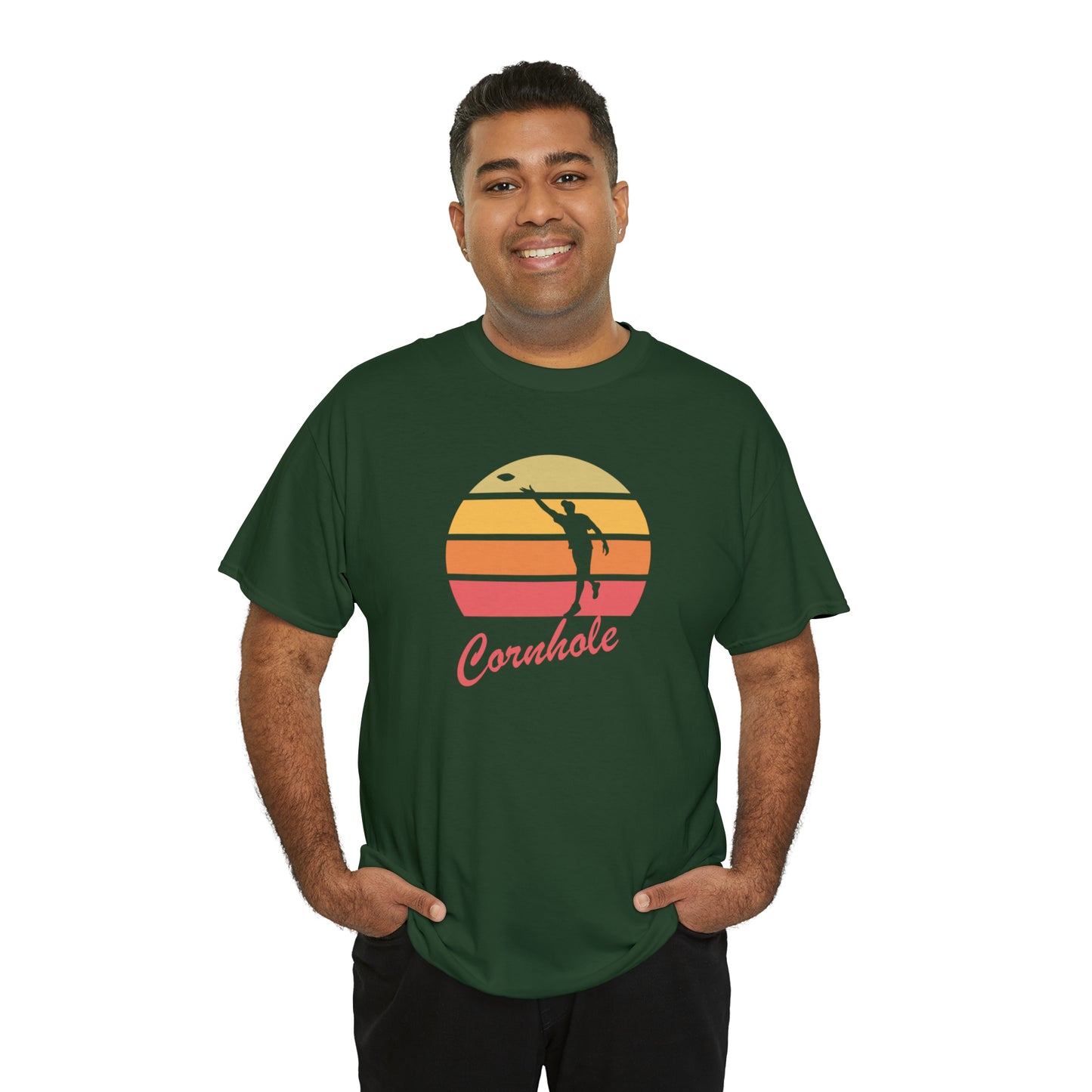 Retro Cornhole T-Shirt - Unisex, Heavy Cotton, Vintage Aesthetic