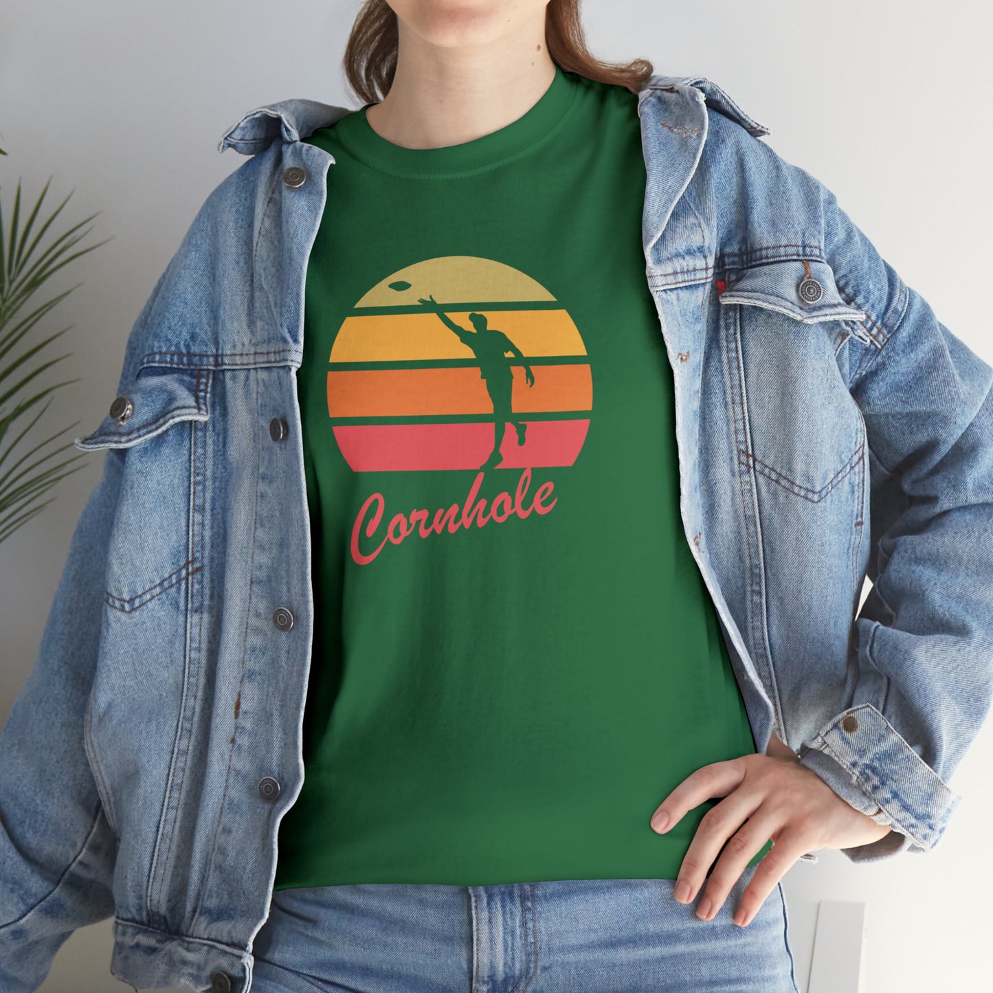 Retro Cornhole T-Shirt - Unisex, Heavy Cotton, Vintage Aesthetic