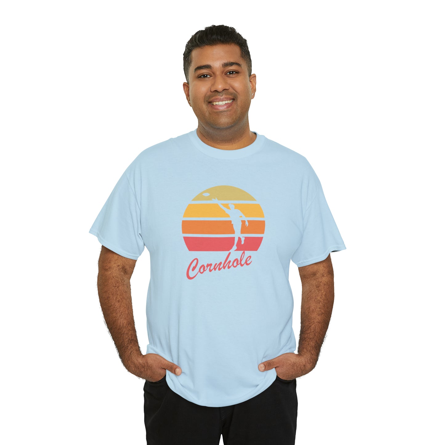 Retro Cornhole T-Shirt - Unisex, Heavy Cotton, Vintage Aesthetic