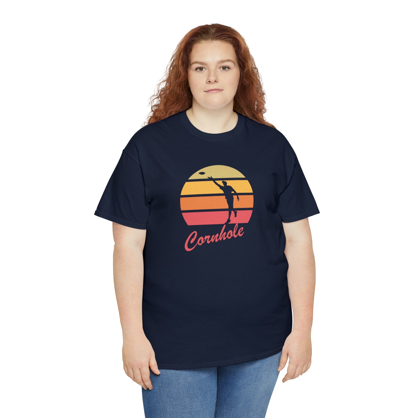 Retro Cornhole T-Shirt - Unisex, Heavy Cotton, Vintage Aesthetic