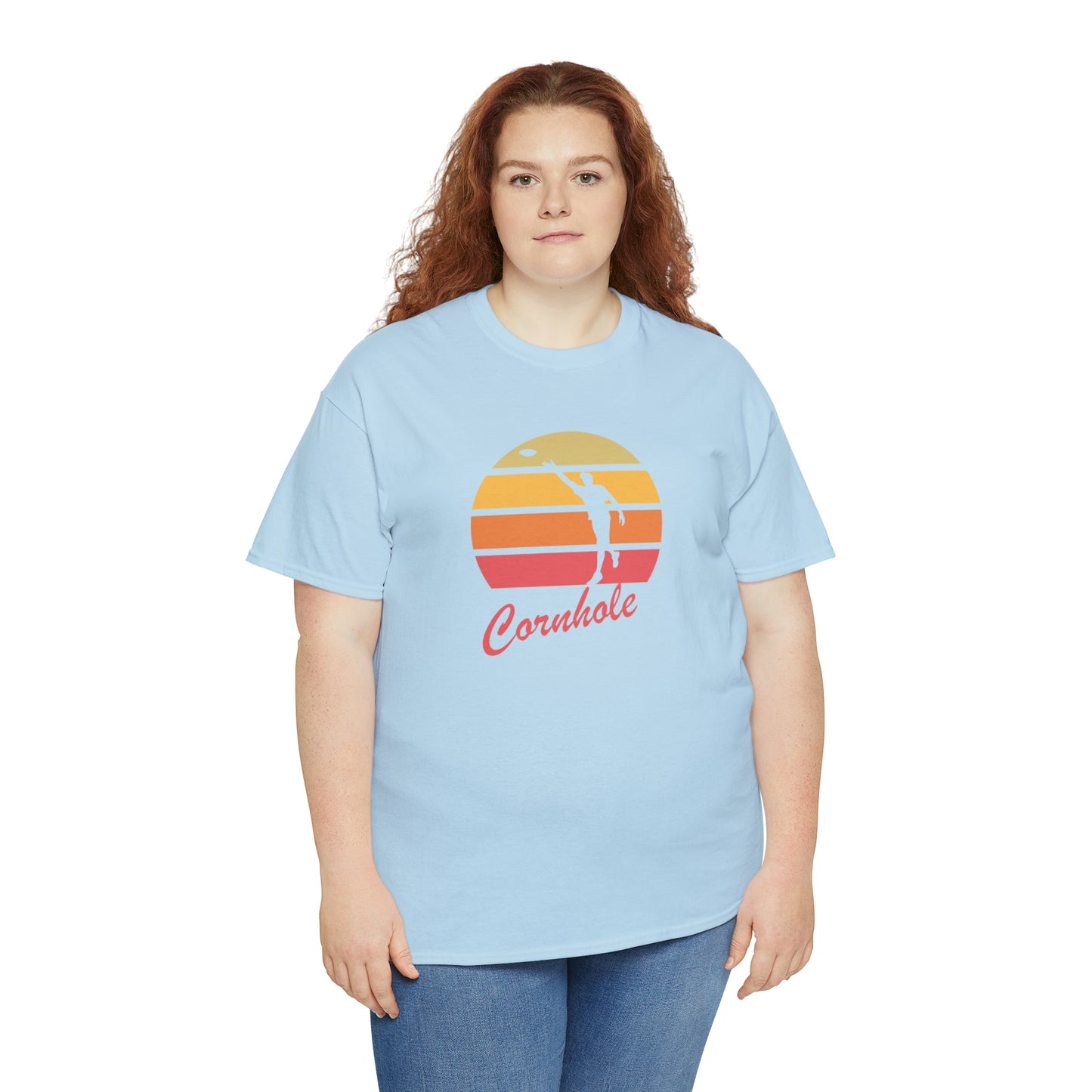 Retro Cornhole T-Shirt - Unisex, Heavy Cotton, Vintage Aesthetic