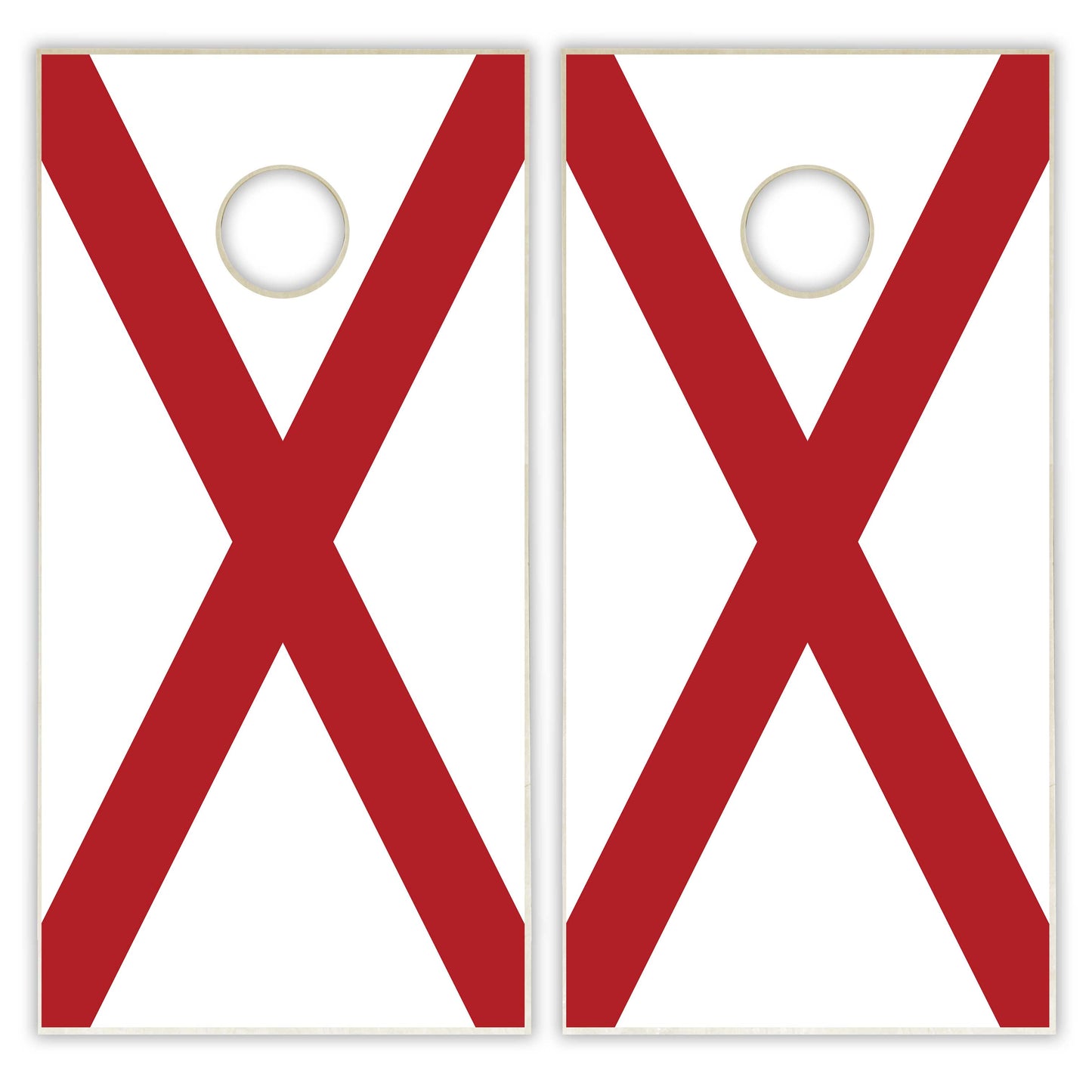 Alabama State Flag Cornhole Set