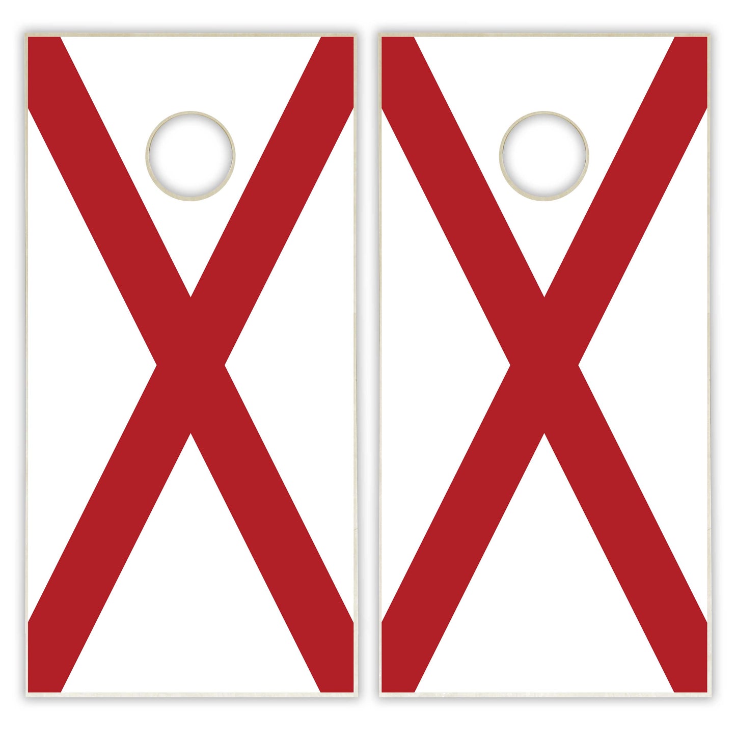 Alabama State Flag Cornhole Set