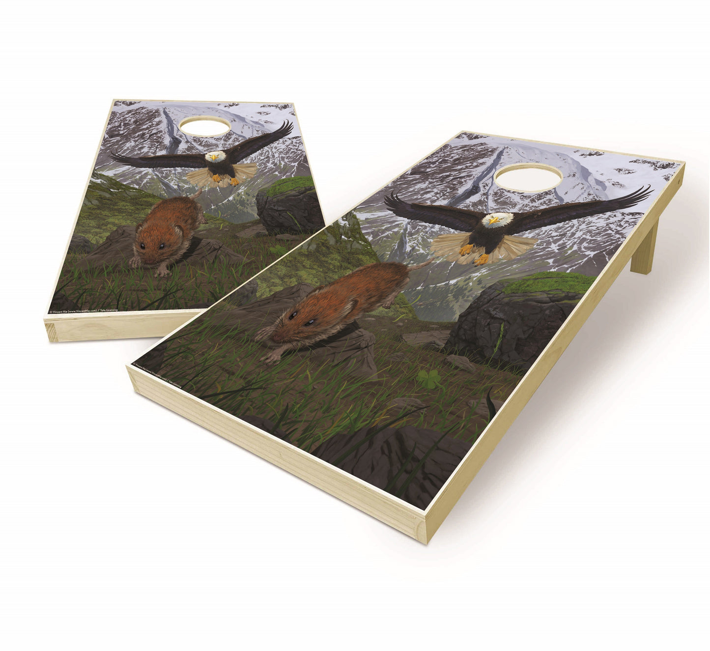 Eagle Alaska Cornhole Boards