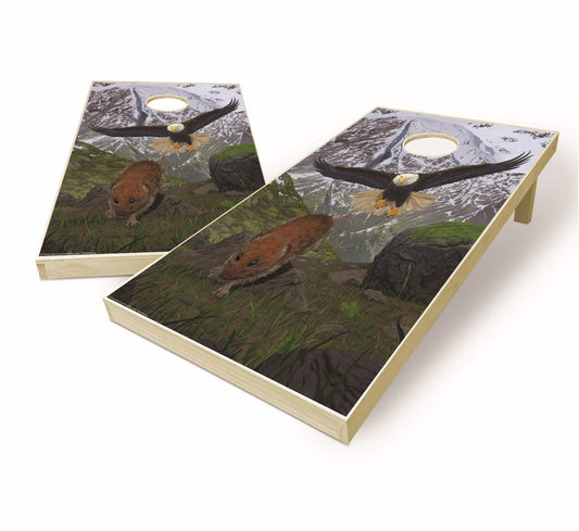 Eagle Alaska Cornhole Boards