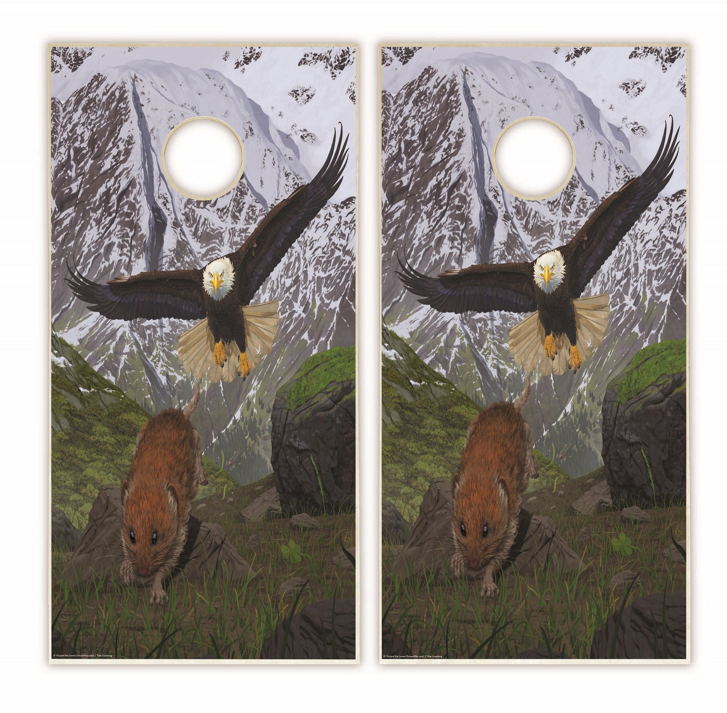 Eagle Alaska Cornhole Boards