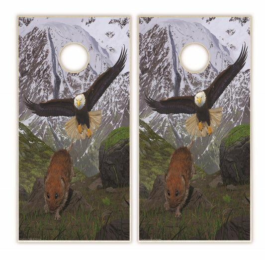 Eagle Alaska Cornhole Boards