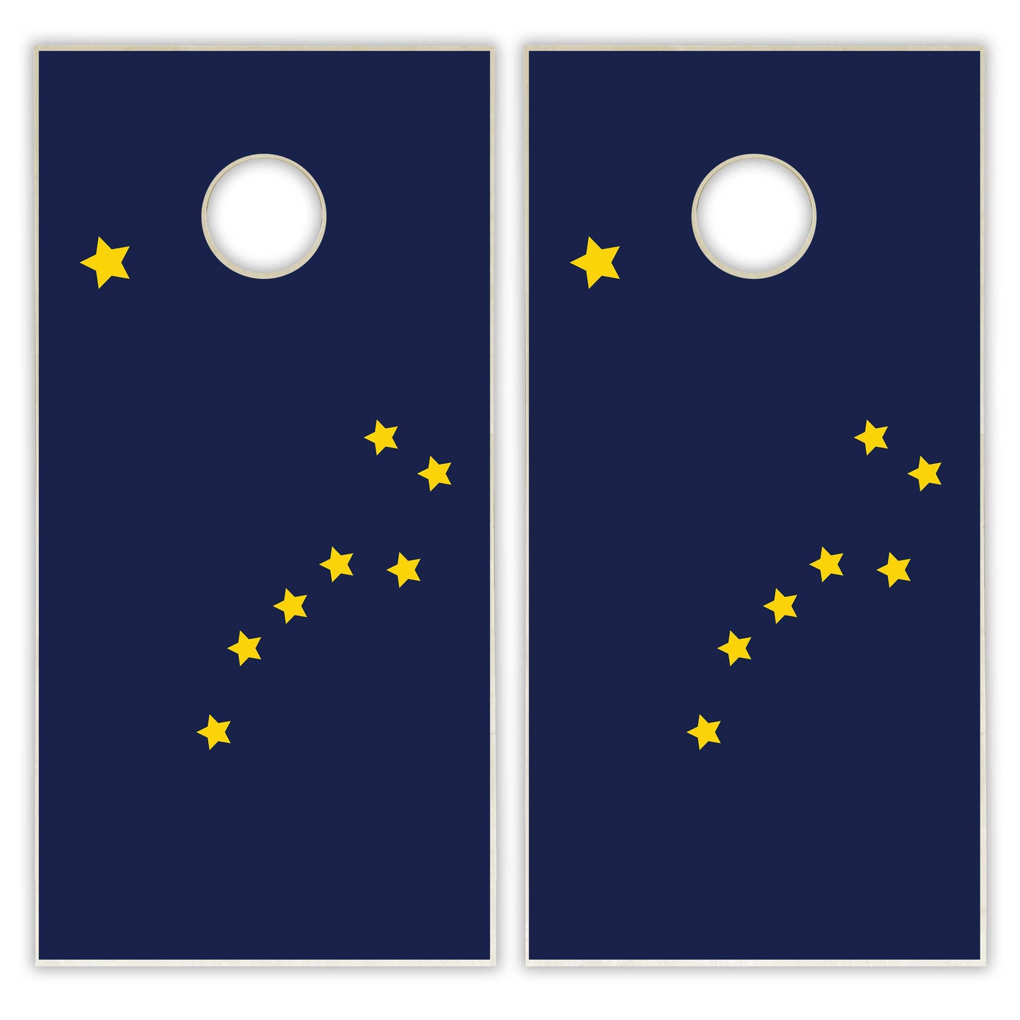 Alaska State Flag Cornhole Set