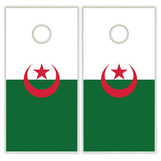 Algeria Flag Cornhole Set