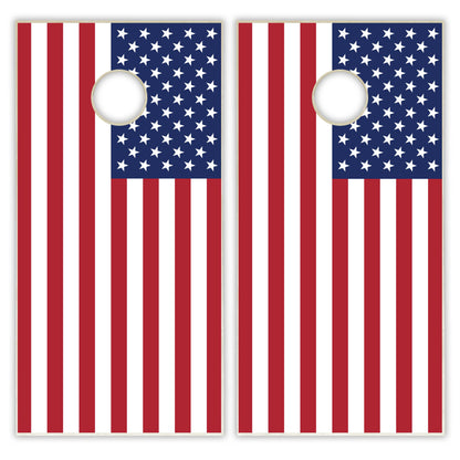 American Flag Cornhole Set
