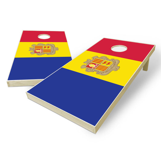 Andorra Flag Cornhole Set