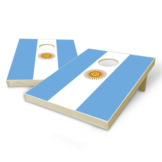 Argentina Flag Tailgate Cornhole Set