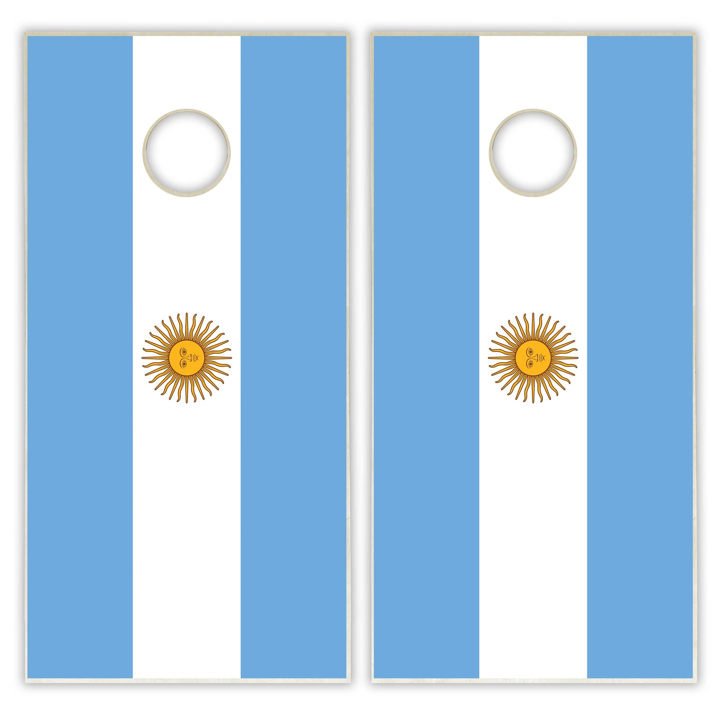 Argentina Flag Cornhole Set