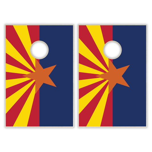 Arizona State Flag Tailgate Cornhole Set