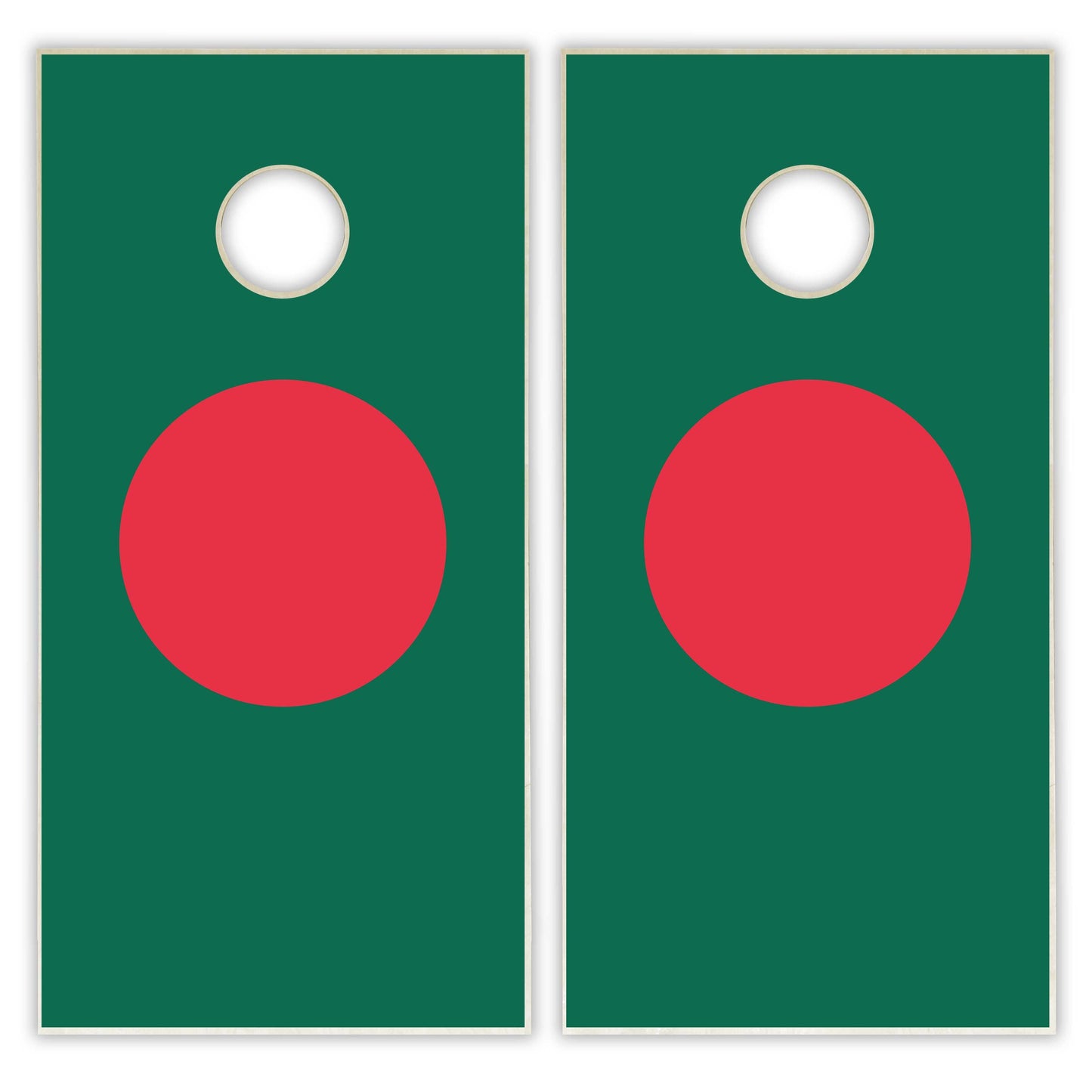 Bangladesh Flag Cornhole Set