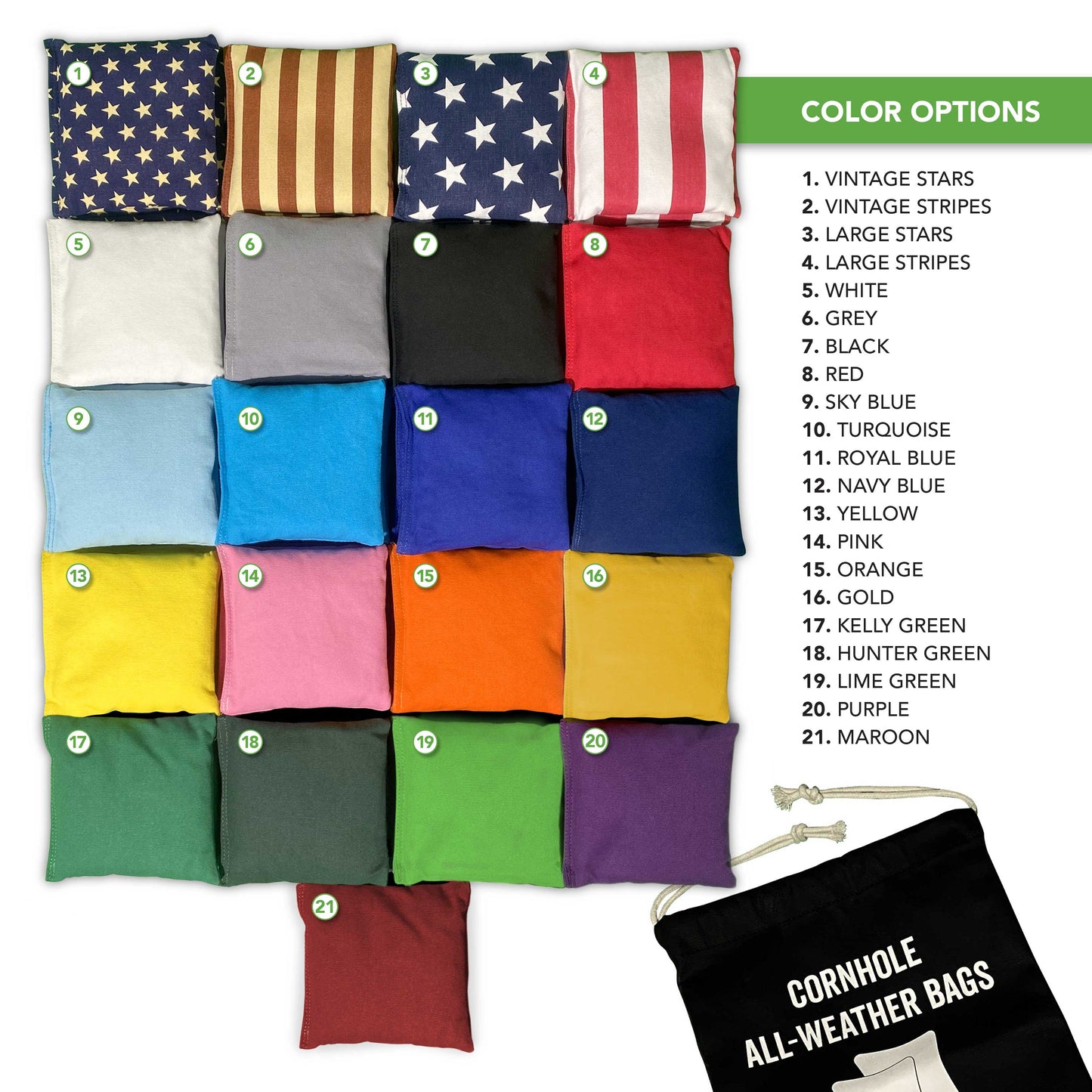 United States Flag Cornhole Set