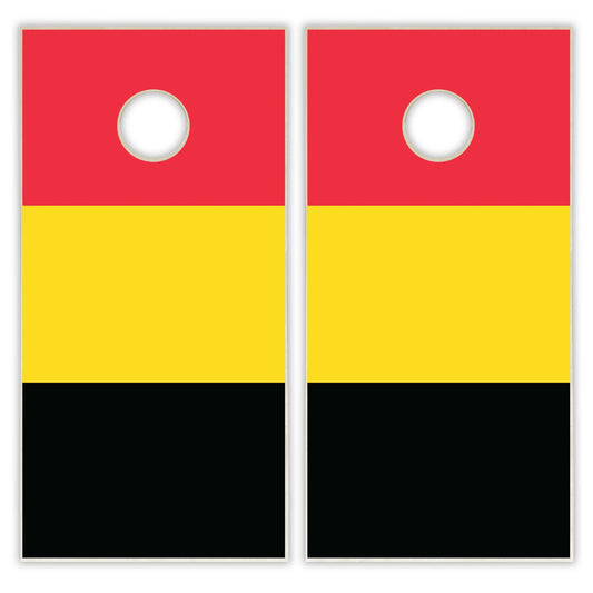 Belgium Flag Cornhole Set