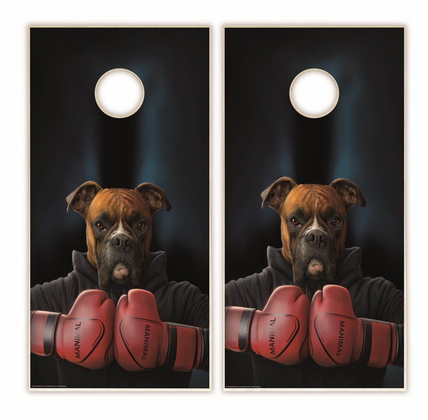 Boxer Cornhole Boards