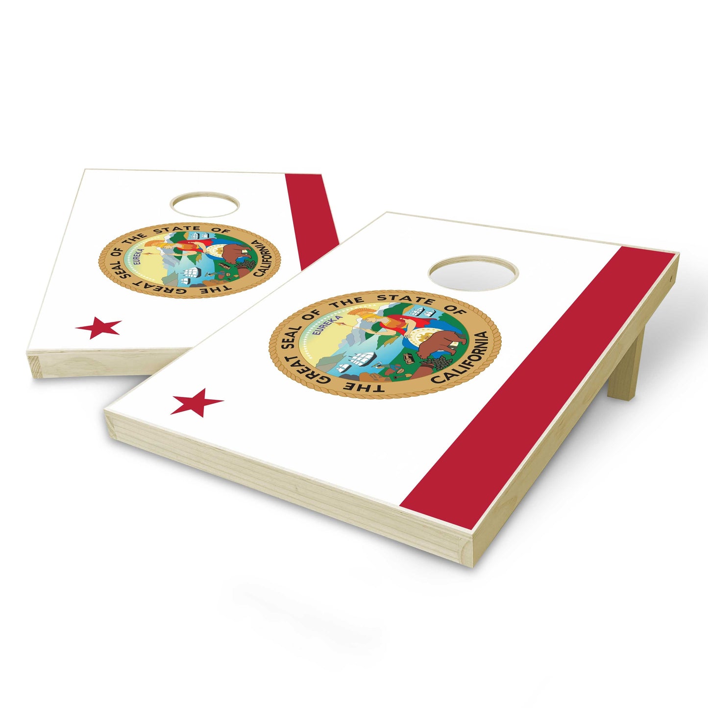California State Flag Tailgate Cornhole Set