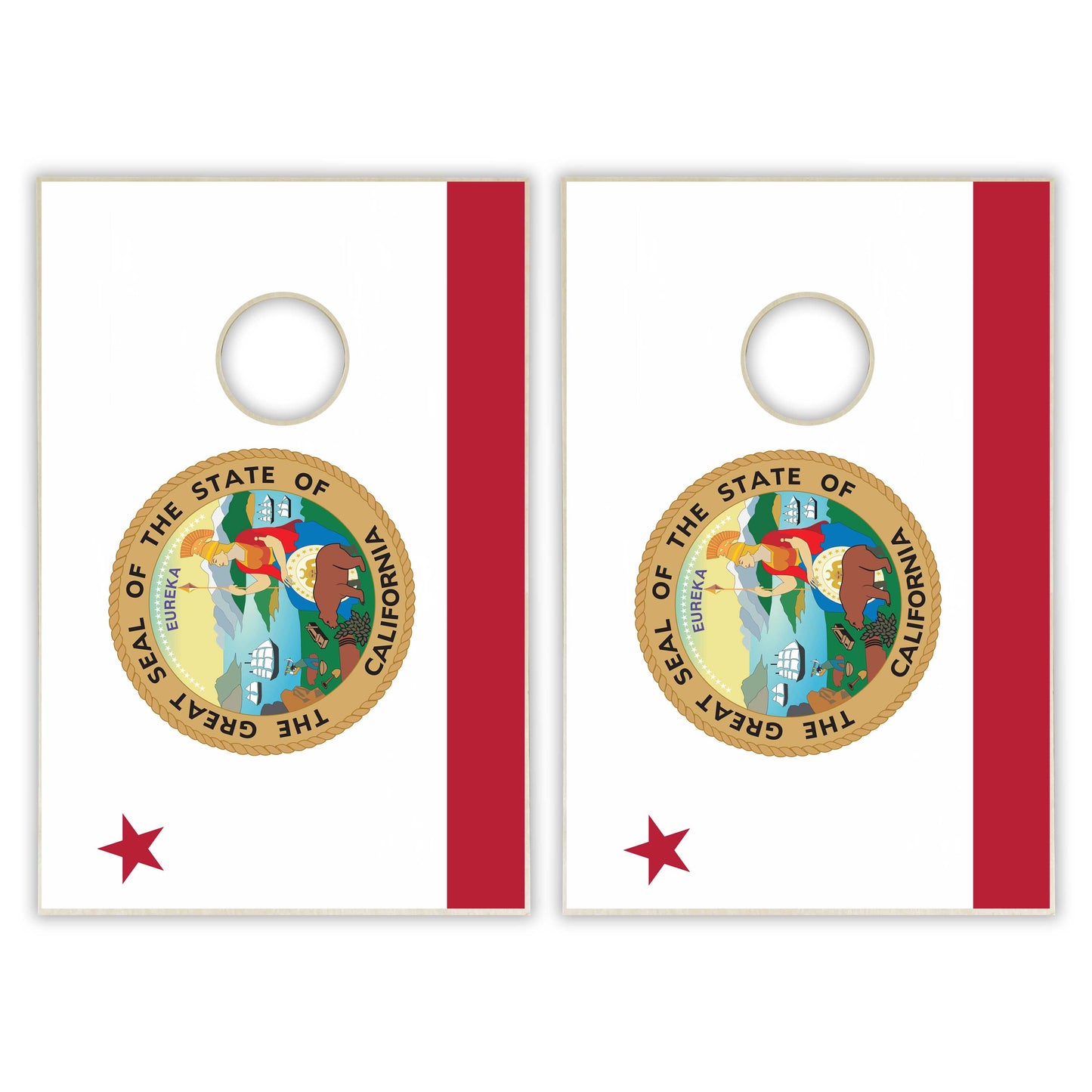California State Flag Tailgate Cornhole Set