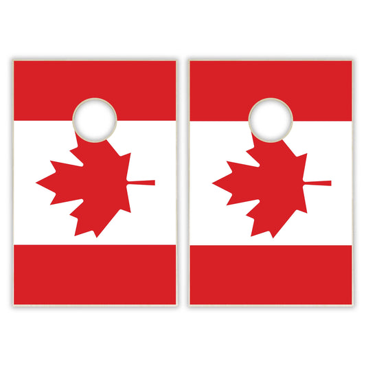 Canada Flag Tailgate Cornhole Set