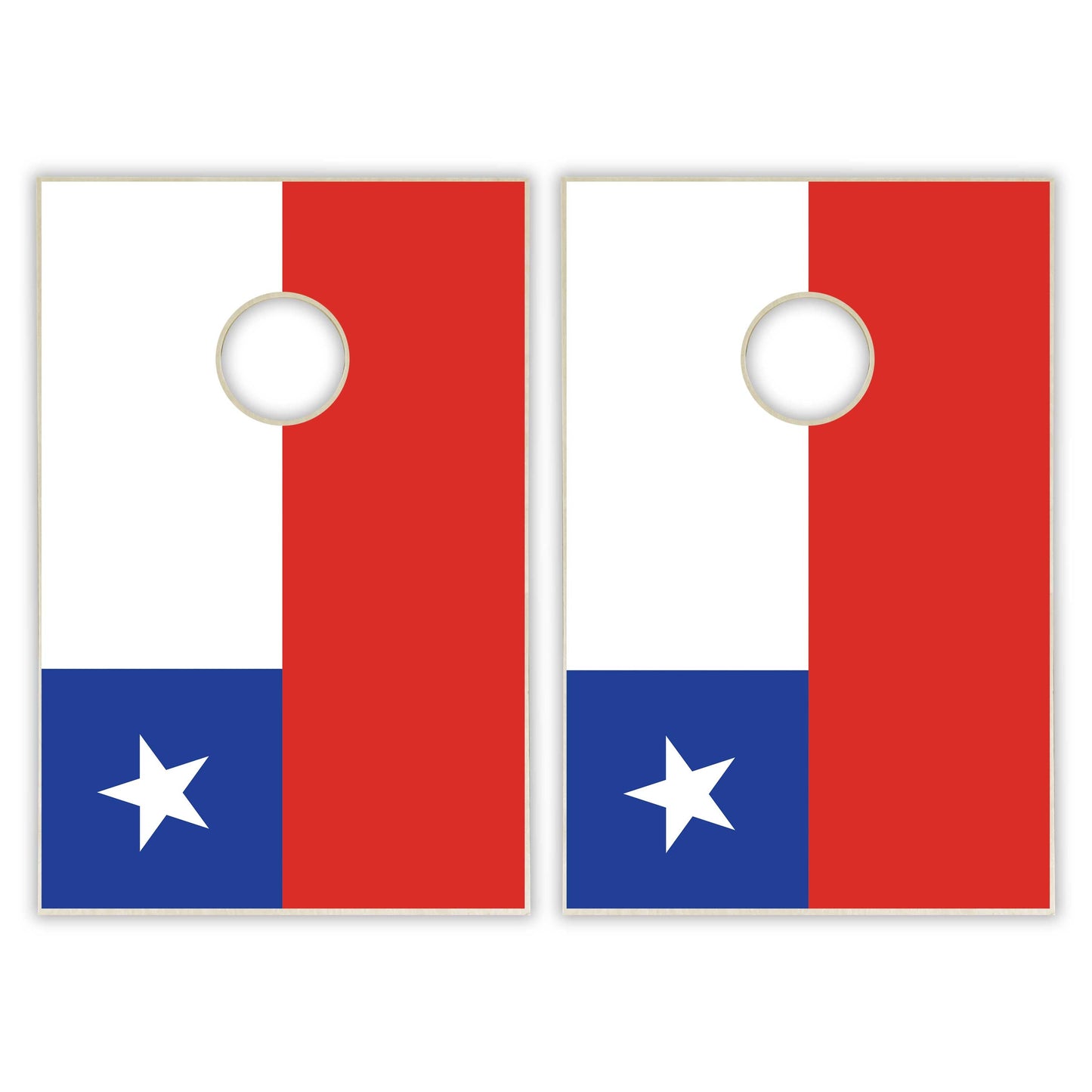 Chile Flag Tailgate Cornhole Set