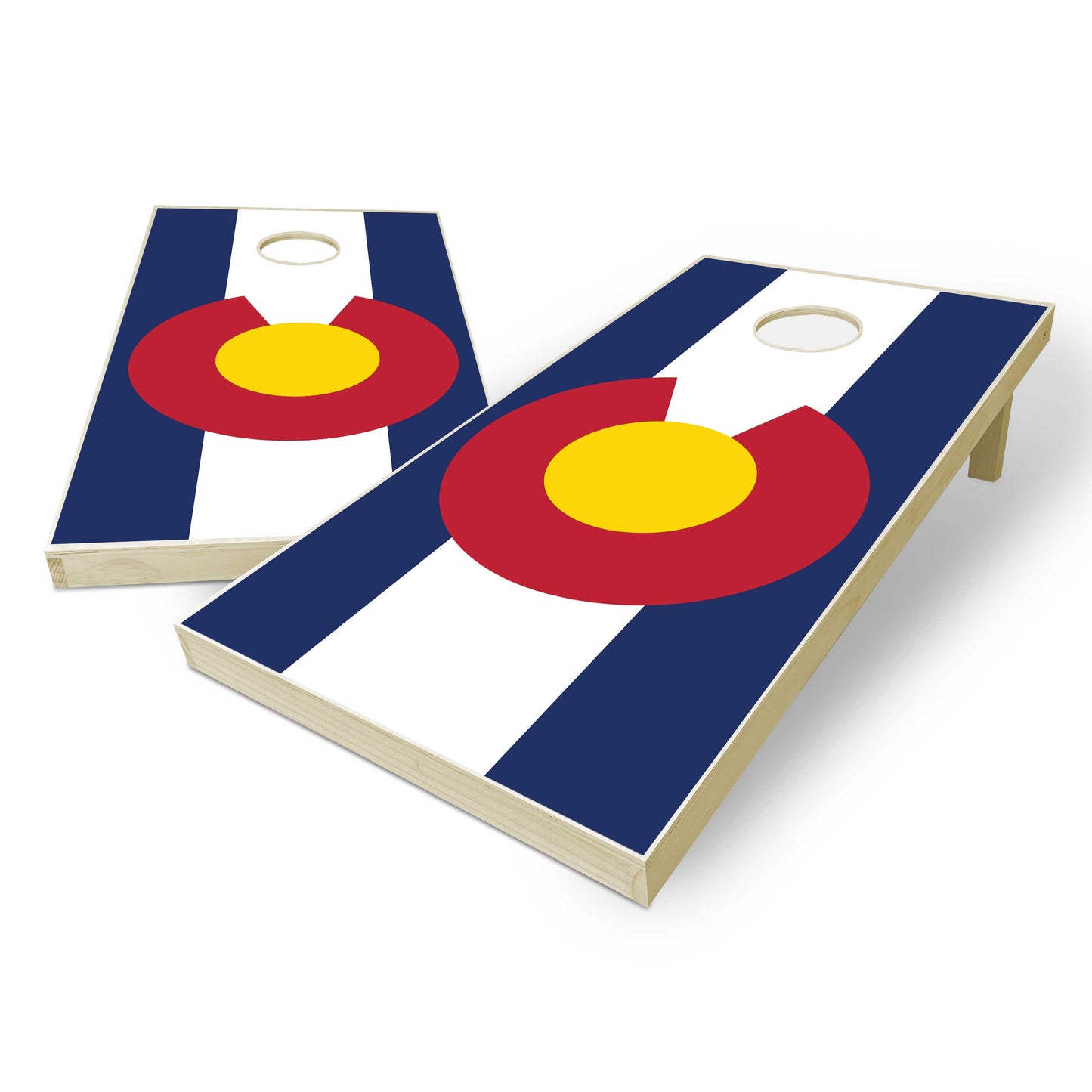 Colorado State Flag Cornhole Set