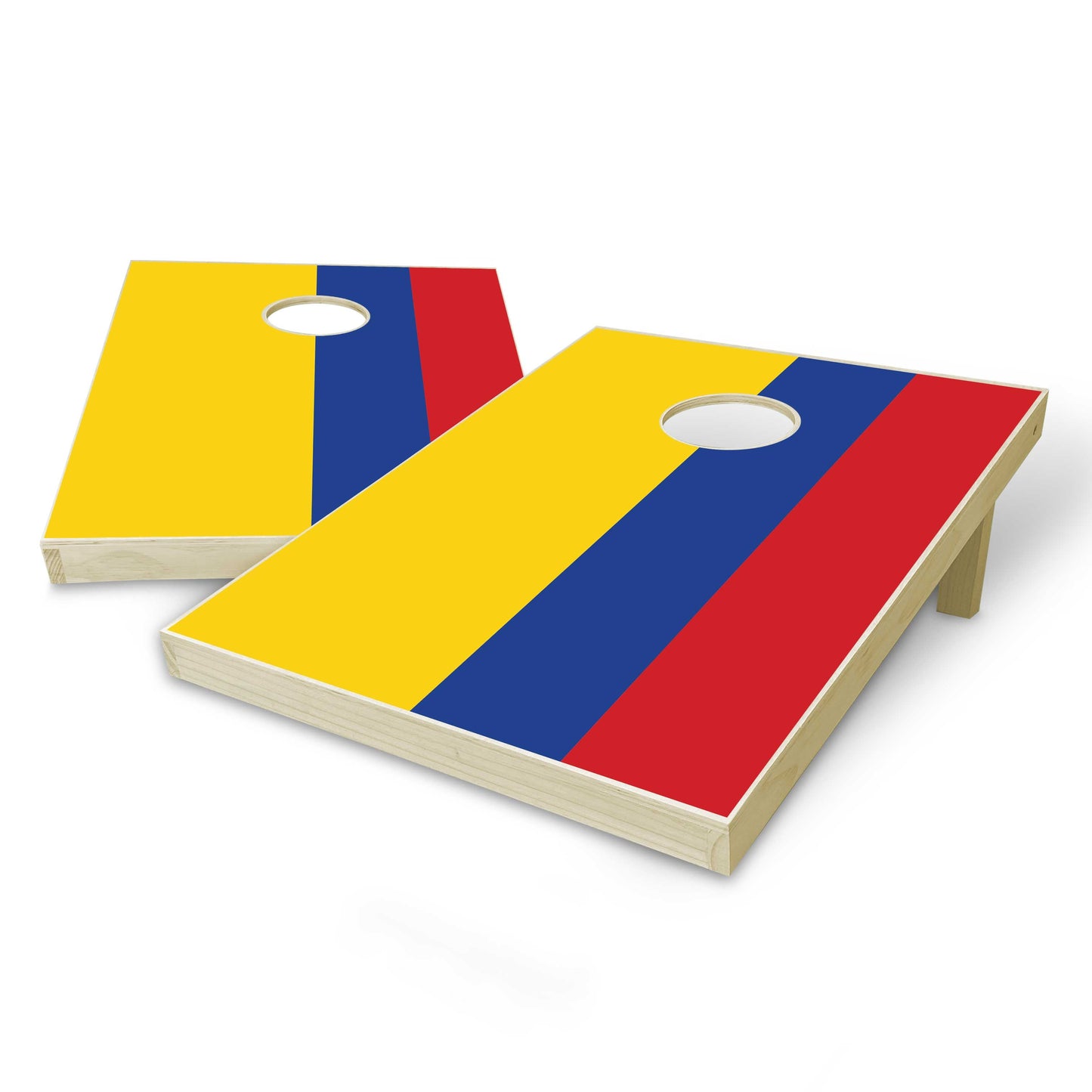 Colombia Flag Tailgate Cornhole Set