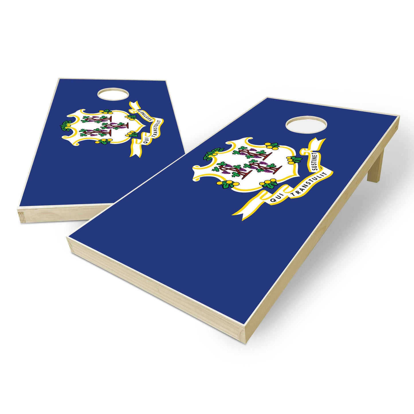 Connecticut State Flag Cornhole Set