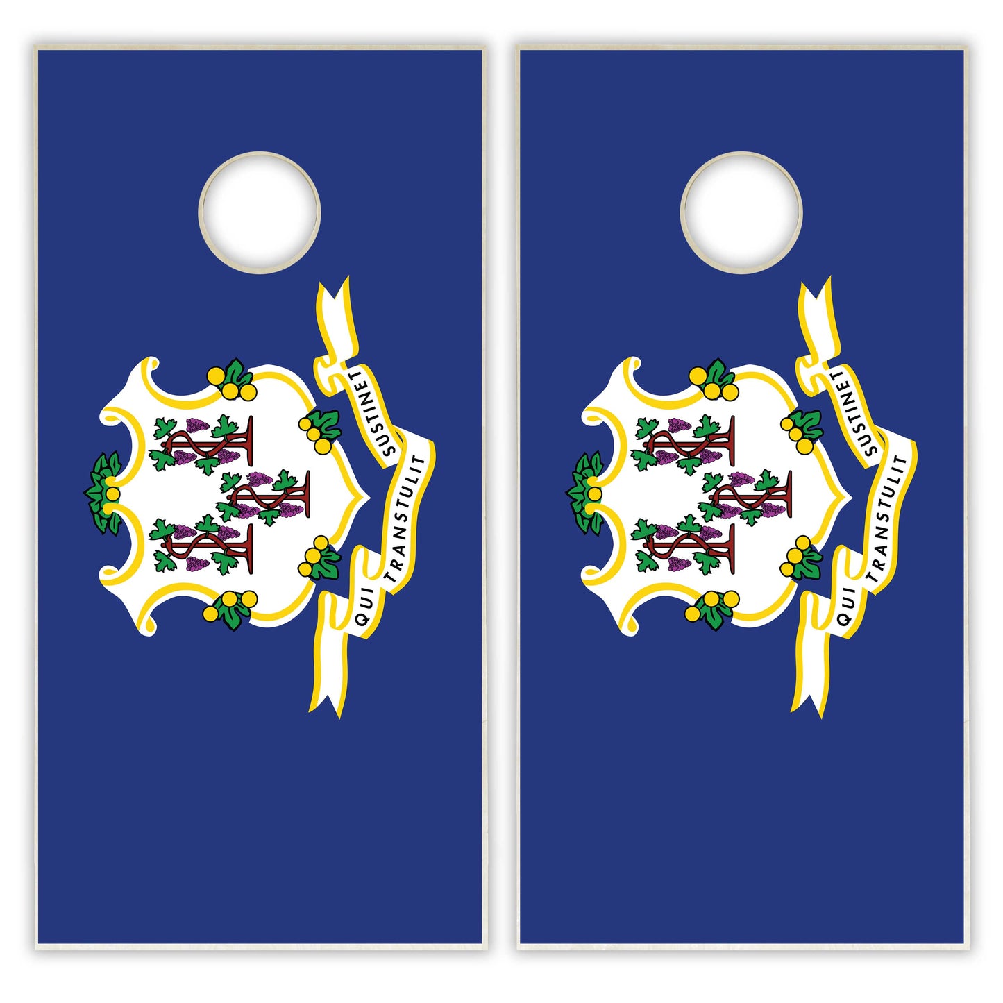 Connecticut State Flag Cornhole Set