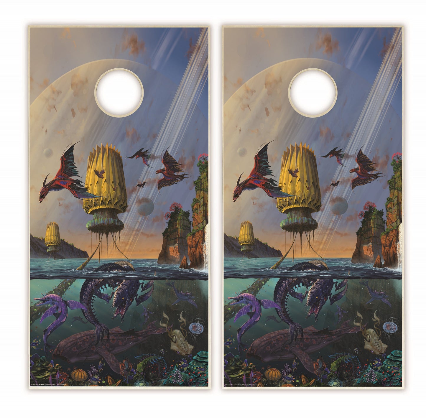 Cyris Undiscovered Cornhole Boards