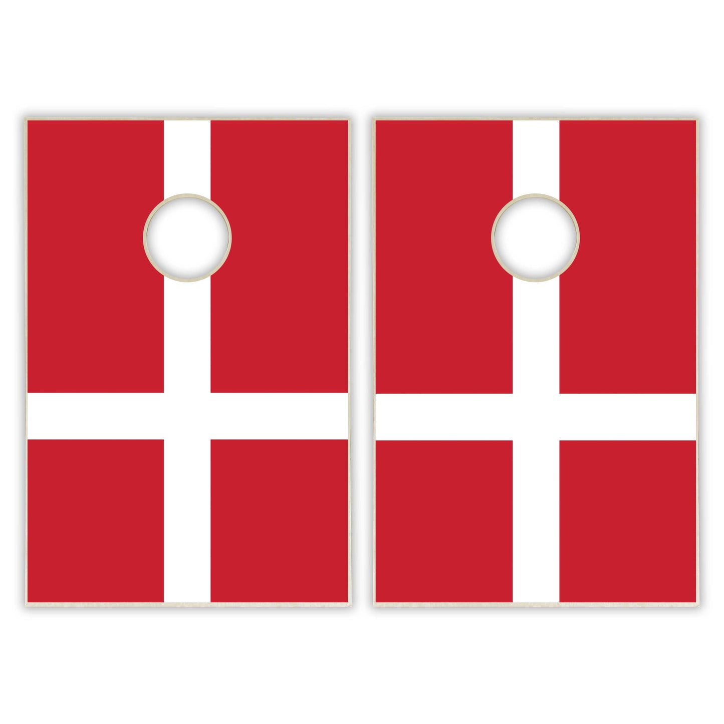Denmark Flag Tailgate Cornhole Set