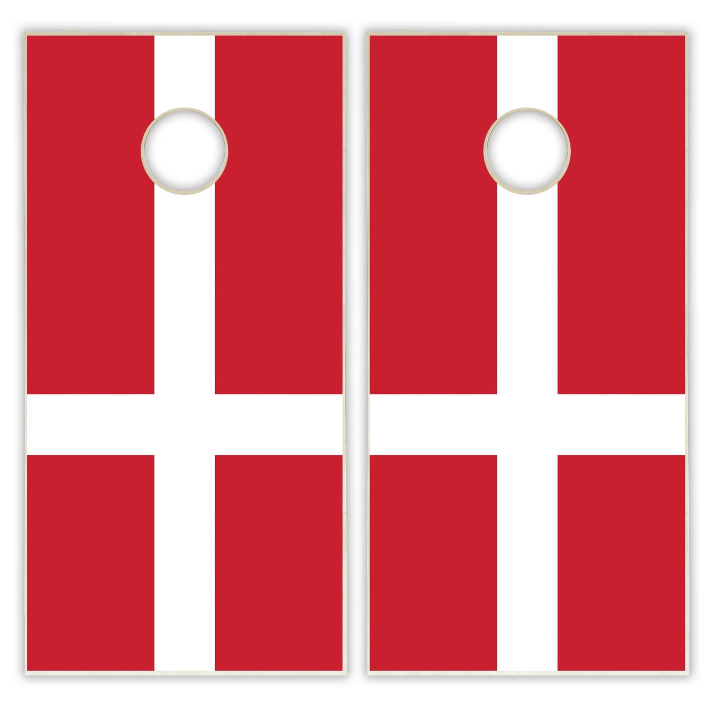 Denmark Flag Cornhole Set