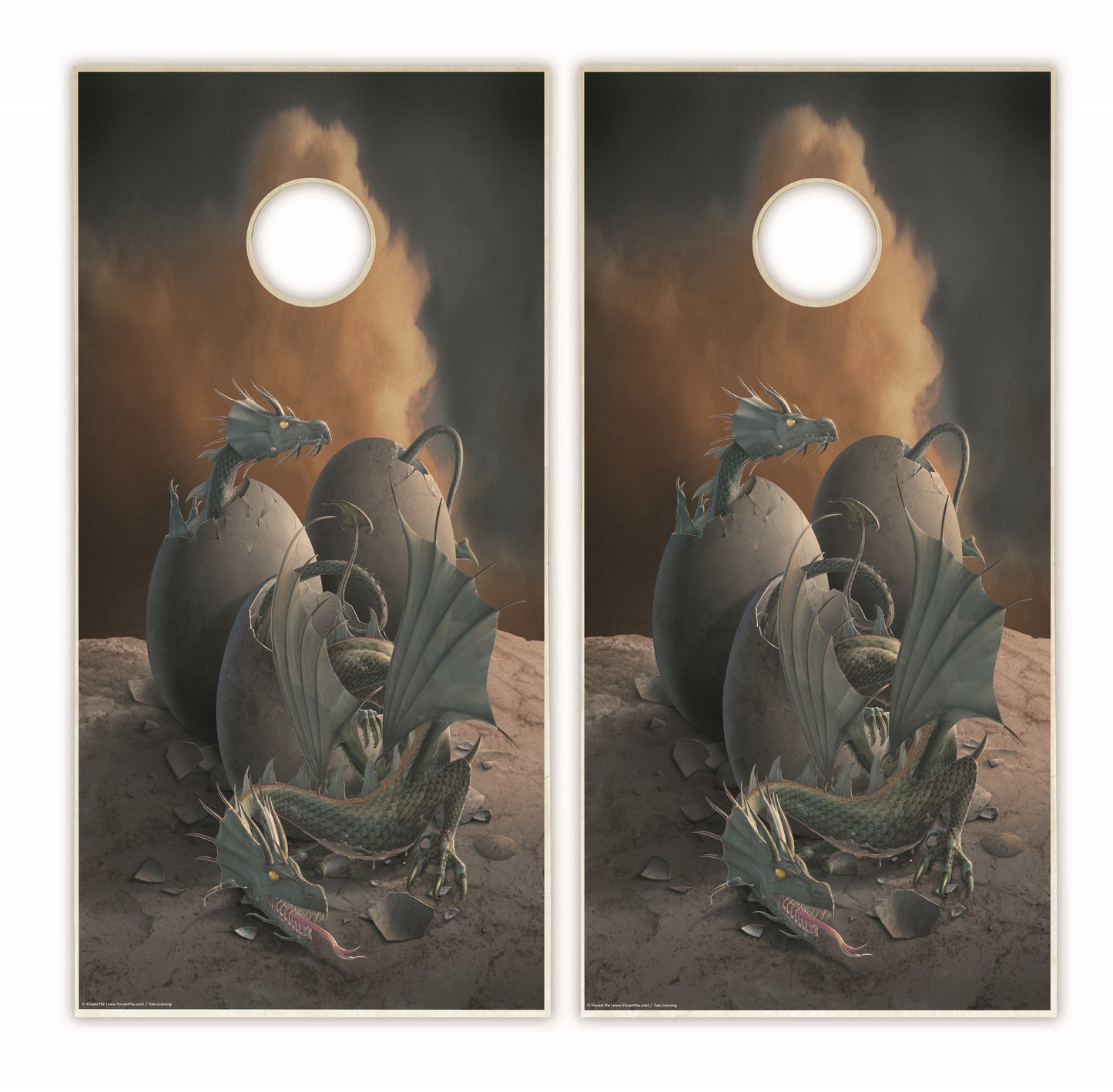 Dragon Offspring Cornhole Boards