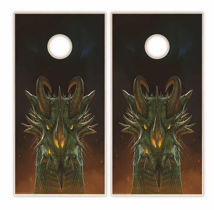 Dragon Portrait Cornhole Boards