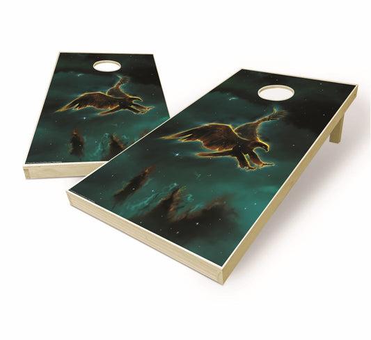 Eagle Galaxy Cornhole Boards