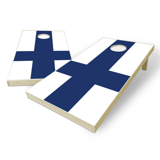 Finland Flag Cornhole Set