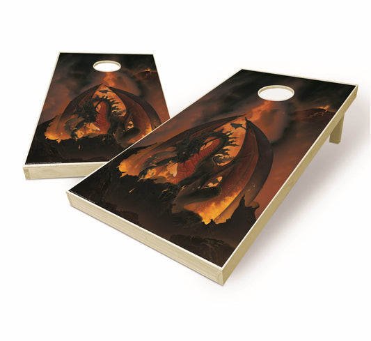 Fireball Dragon Cornhole Boards