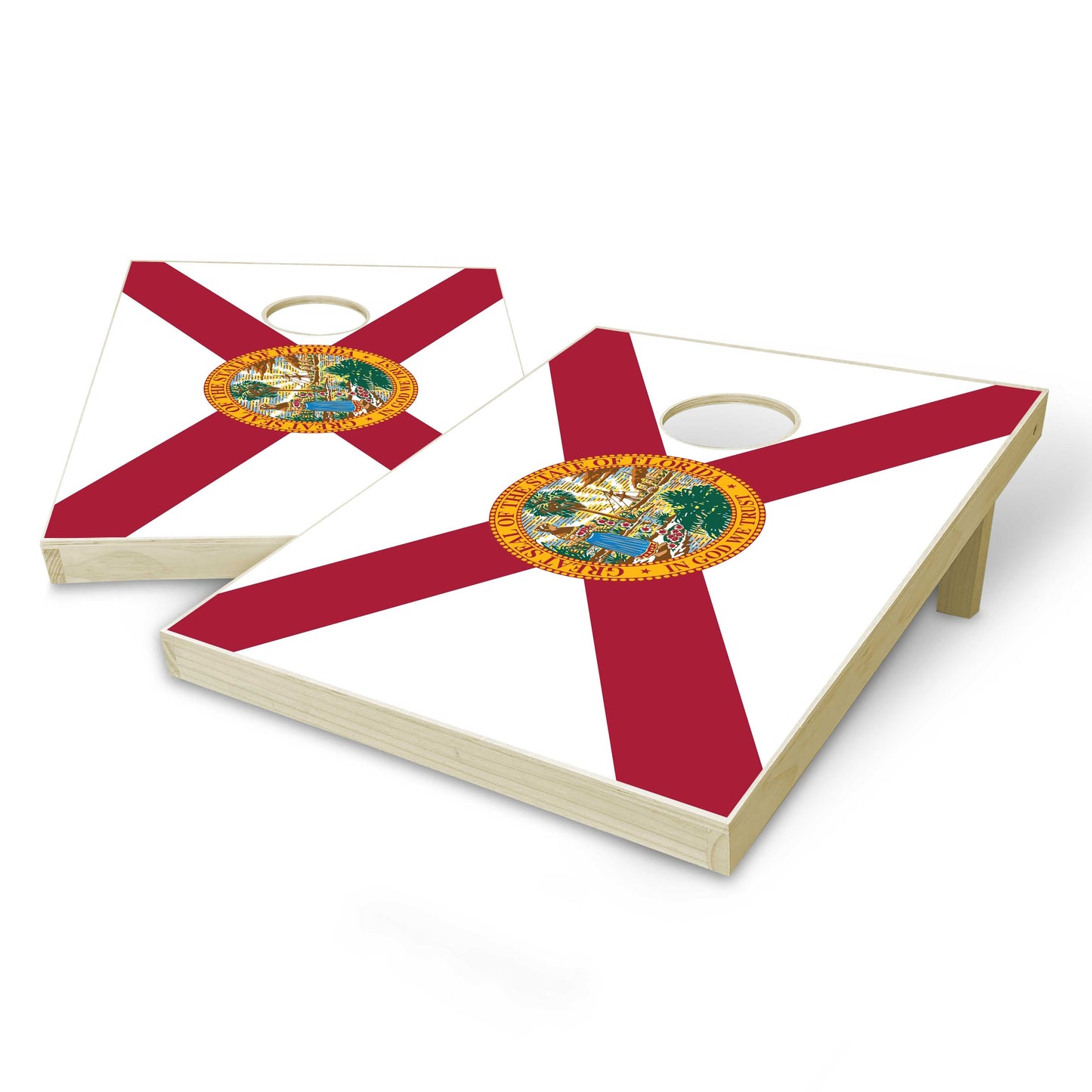 Florida State Flag Tailgate Cornhole Set