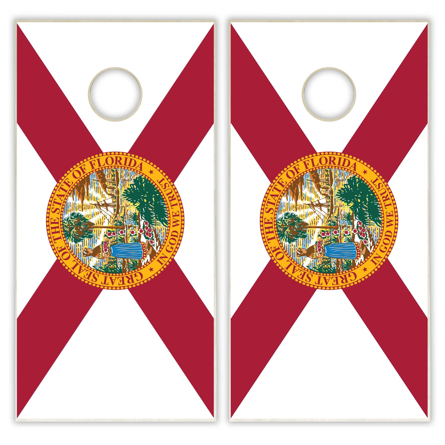 Florida State Flag Cornhole Set