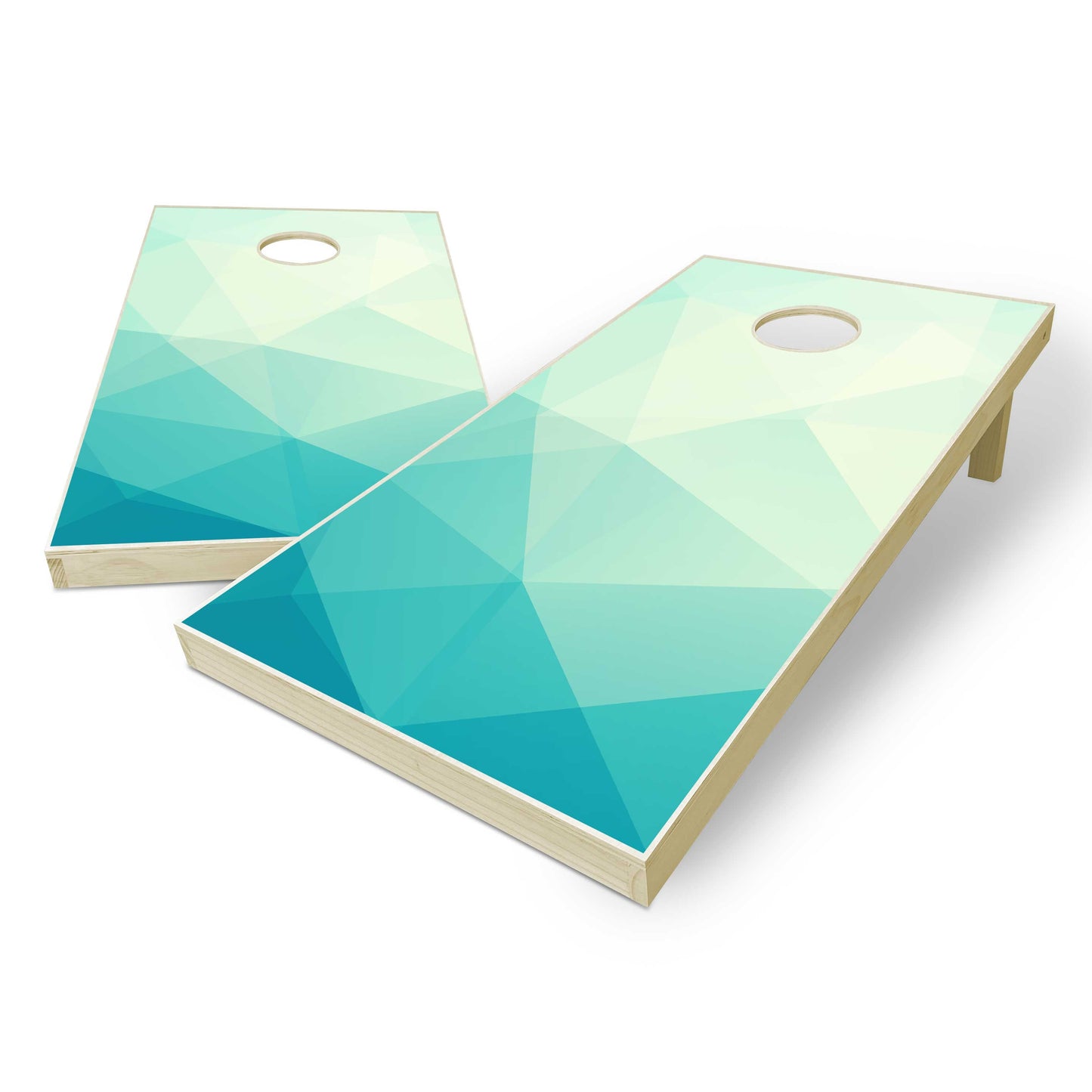 Geometric Design Cornhole Boards
