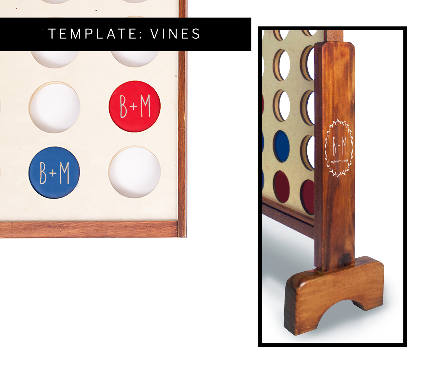 Custom Giant Connect Four (4) in a Row Game