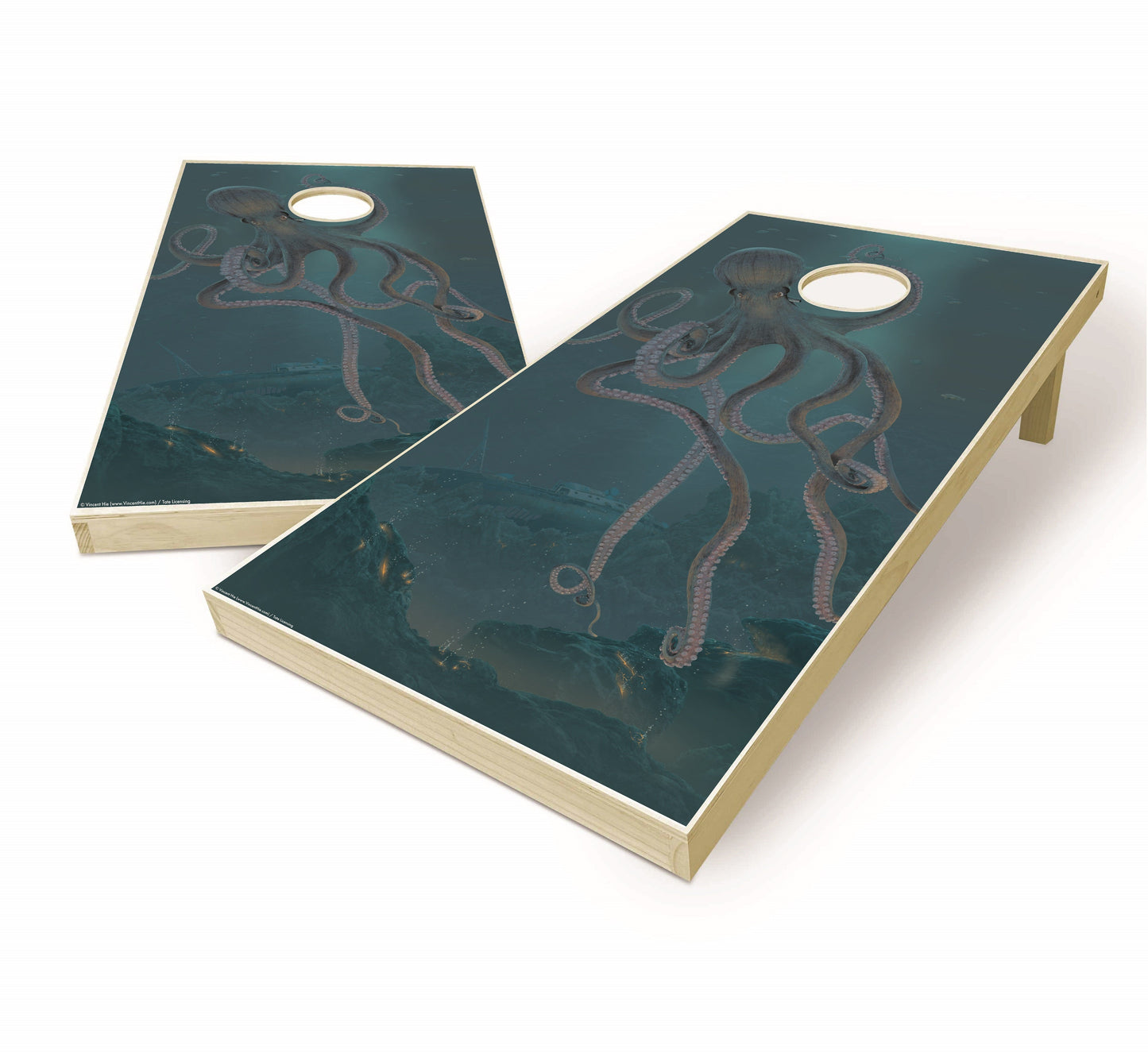 Giant Octopus Cornhole Boards