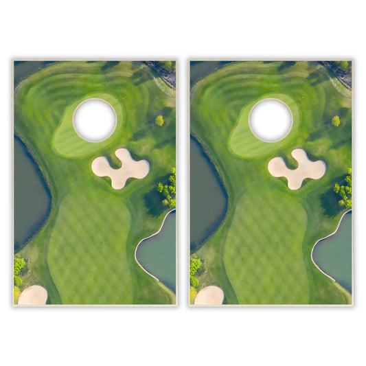 Golf Tailgate Cornhole Set
