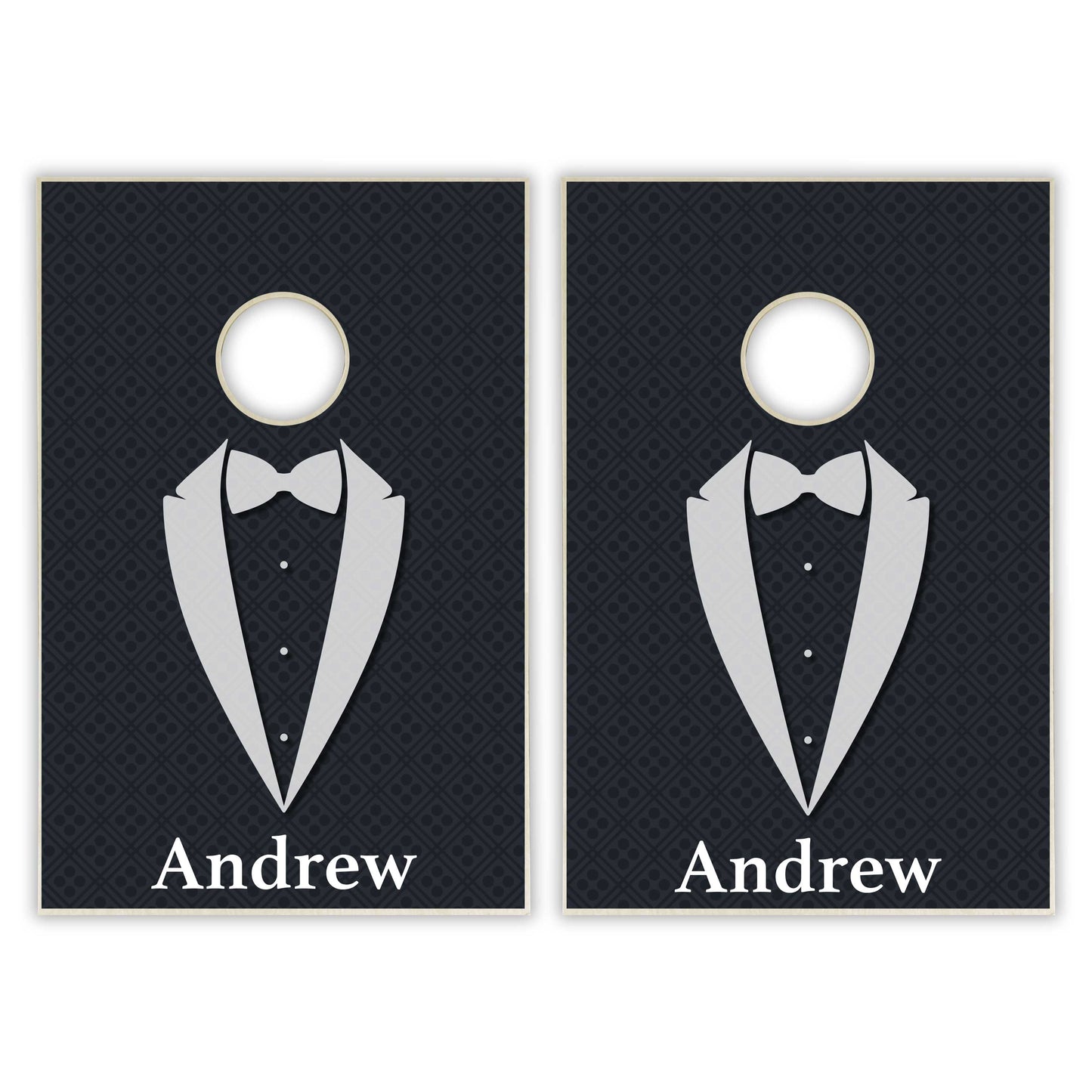 Customized Groomsman Tailgate Cornhole Set