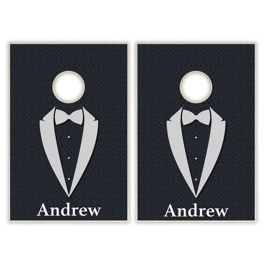 Customized Groomsman Tailgate Cornhole Set