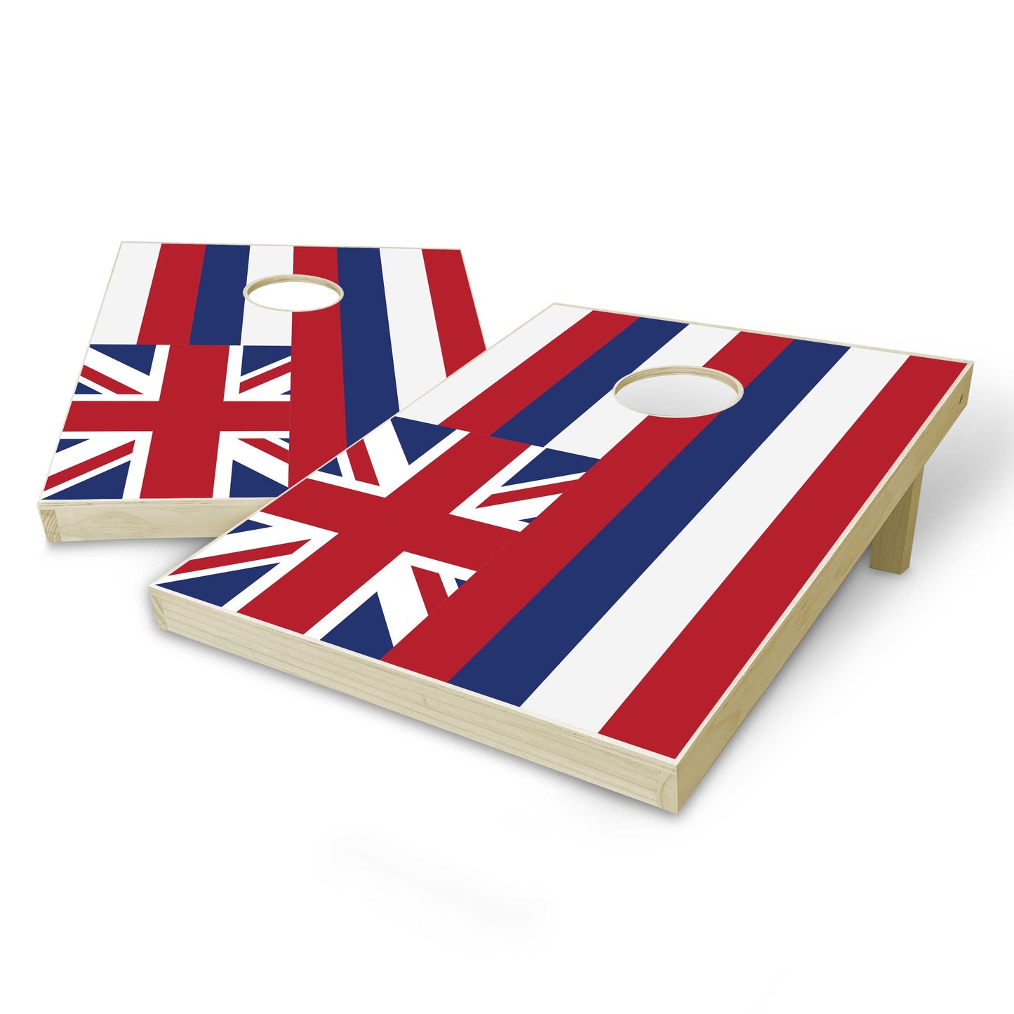 Hawaii State Flag Tailgate Cornhole Set
