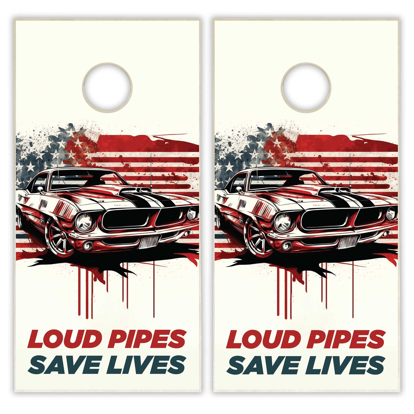 Hot Rod Pipes Cornhole Boards