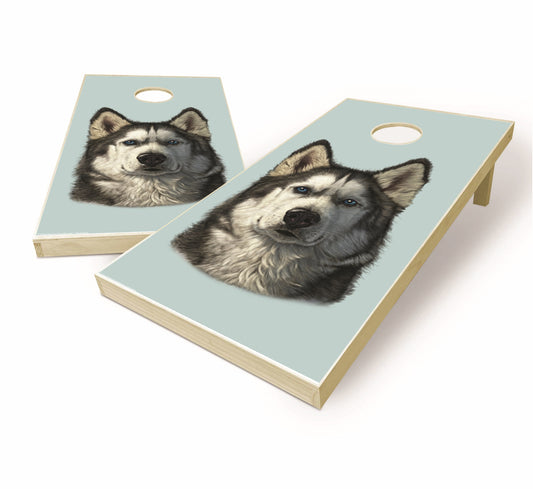 Husky Portrait Cornhole Boards